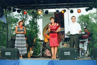 Tomasz Defratyka na 10-leciu firmy Deftrans, 2006 r.