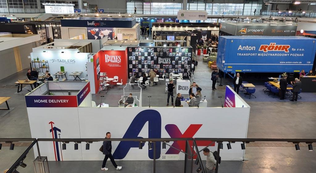 Stoisko BIZNES.meble.pl na targach MEBLE POLSKA 2023.