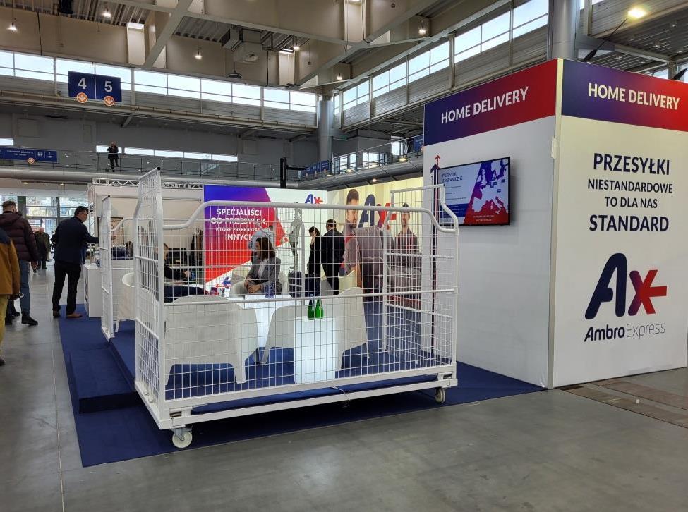 Stoisko firmy Ambro na targach Meble Polska 2023, Poznań.
