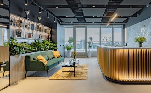 Projekt biura Bacardi powstał z myślą o zrównoważonym rozwoju.