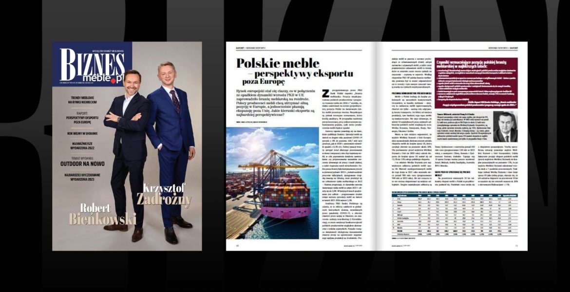 Podsumowanie 2022 roku i prognozy na 2023 w lutowym wydaniu BIZNES.meble.pl.