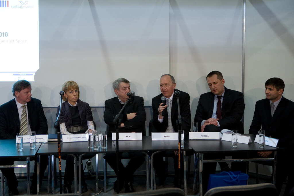 Briefing prasowy wystawców targów „Meble Polska”, 2010 r.