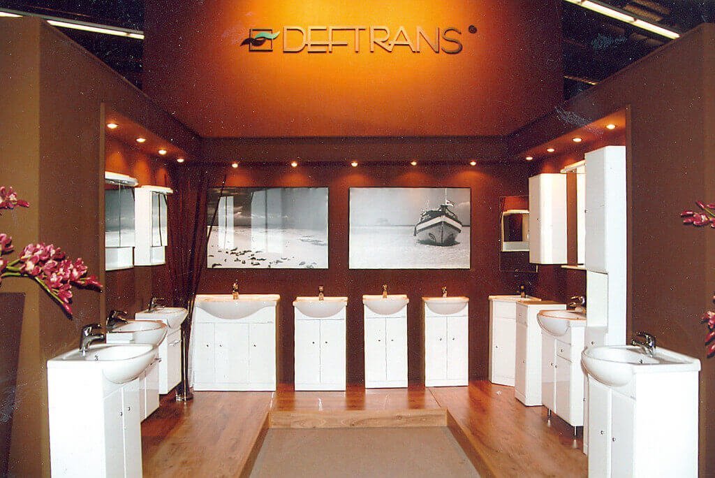 Ekspozycja targowa firmy Deftrans, 2007 r.