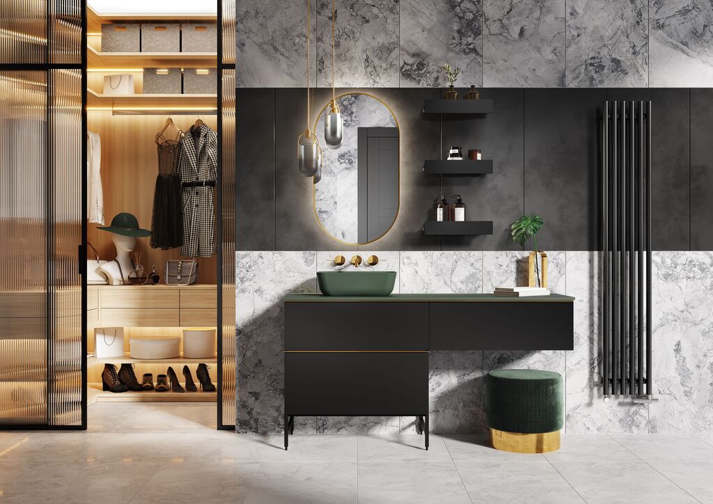 Lekka konstrukcja, jednolite bryły mebli bez zbędnych ozdobników i estetyczna kolorystyka nadają kolekcji „Look” firmy Elita nowoczesny i elegancki wygląd.