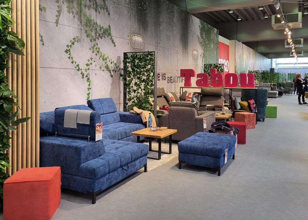 Stoisko firmy Libro na targach Meble Polska 2023, Poznań.