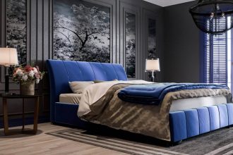 Łóżko z linii „Elegance Premium” od Senactive. Wykorzystane w produkcji surowce gwarantują wygodę użytkowania.