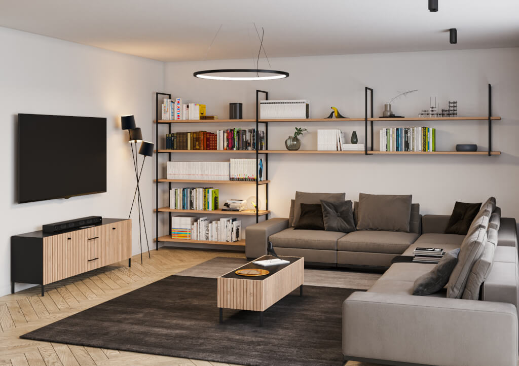 Metalowe stelaże z linii produktowej „Profil System” firmy Gamet to nowoczesne produkty pozwalające na samodzielne konstruowanie mebli modułowych do strefy dziennej, kuchni, łazienki czy też przedpokoju.