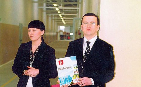 Otwarcie hal produkcyjnych Deftrans w Odolanowie – Edyta i Tomasz Defratykowie, 2006 r.