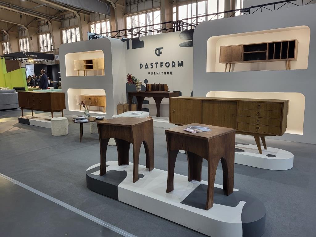 Stoisko firmy Pastform na targach Meble Polska 2023, Poznań.