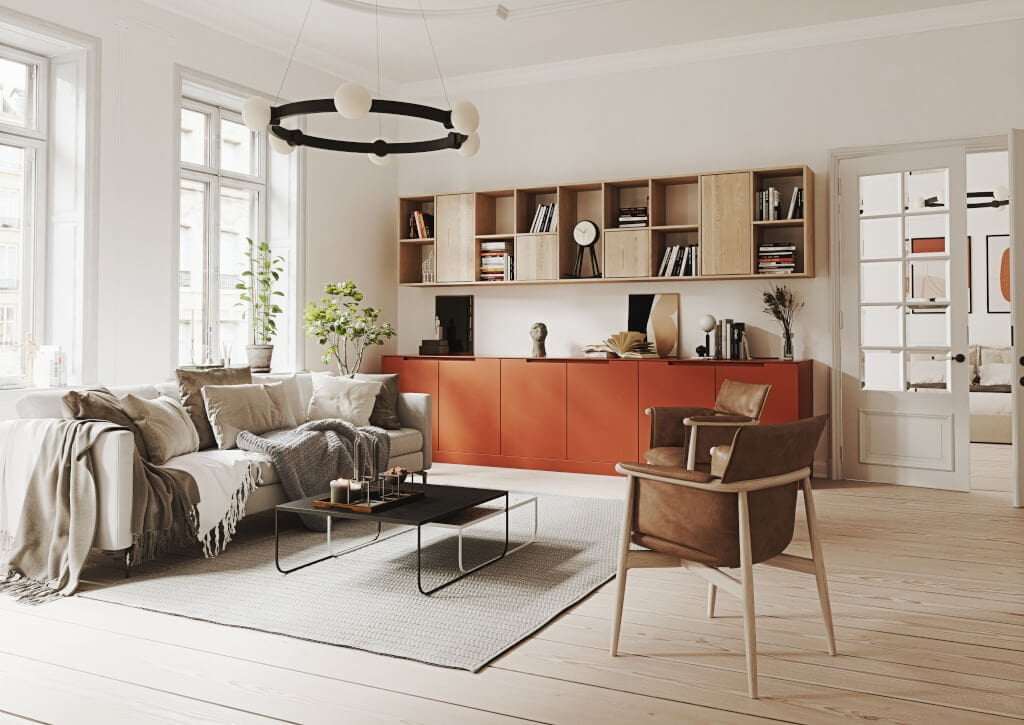 Płyty laminowane Pfleiderer zapewniają niemalże nieograniczone możliwości aranżacji we wnętrzu.