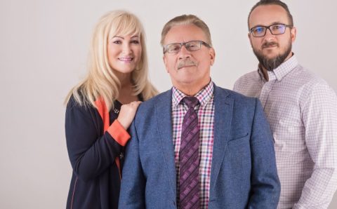 Od lewej: Renata Leboch-Kicik, Hubert Leboch i Adam Leboch, właściciele firmy Hubertus.