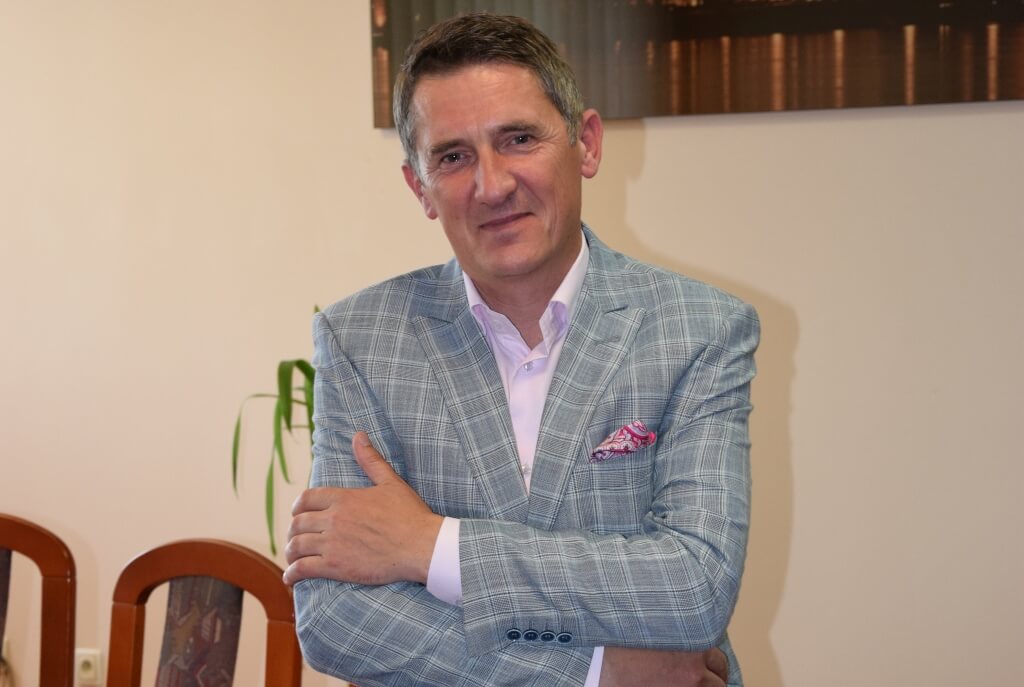 Roman Żebrowski, prezes firmy Nomet.