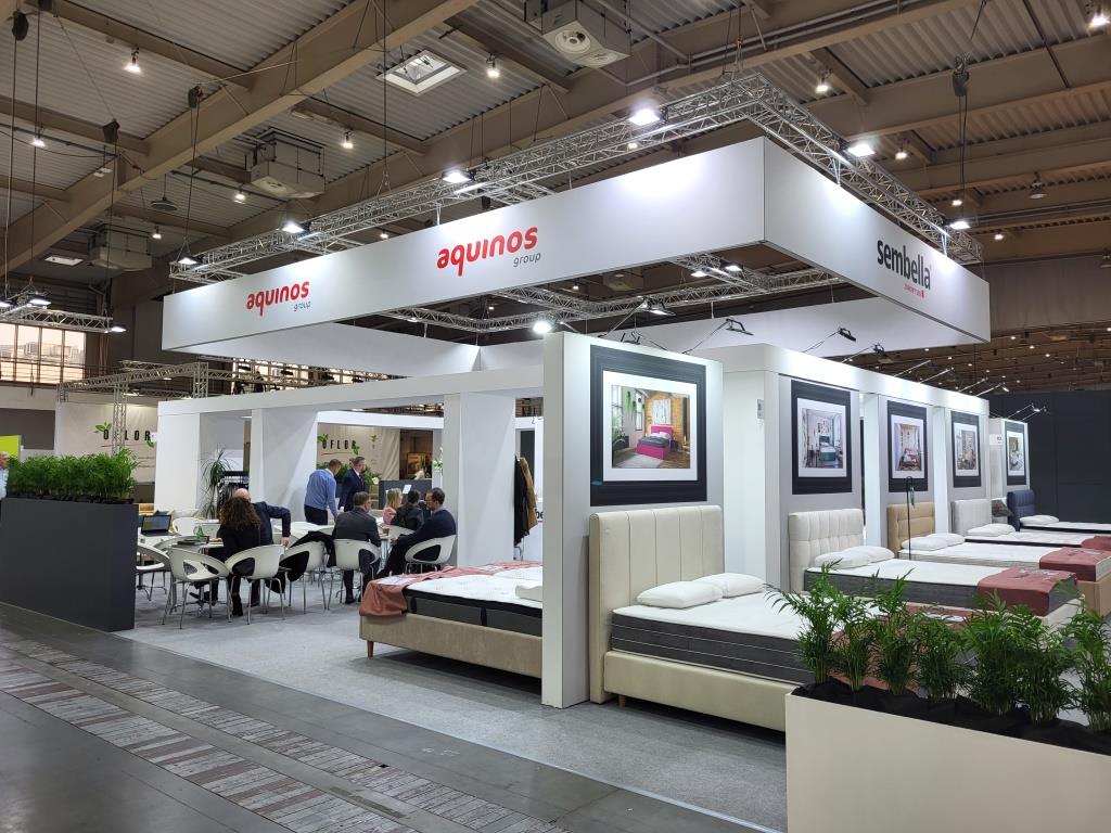 Stoisko firmy Sembella na targach Meble Polska 2023, Poznań.