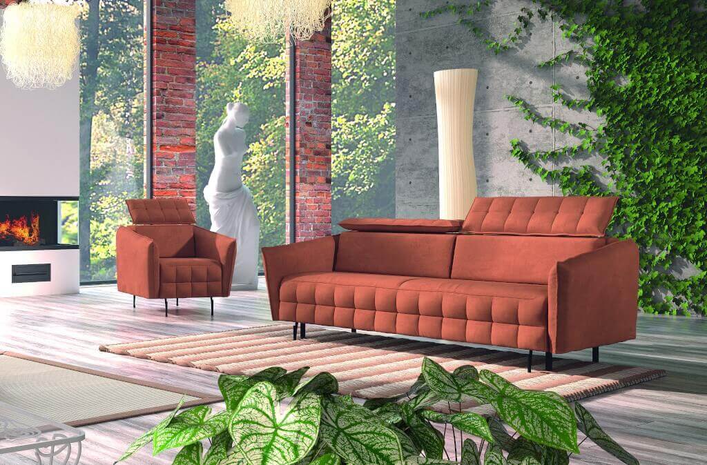 Sofa „Molta” firmy Libro jest połączeniem nowoczesnego designu, elegancji i komfortu. Dzięki zastosowaniu nowatorskich rozwiązań konstrukcyjnych, mebel łączy w sobie funkcjonalność typowej sofy i wygodnego fotela.