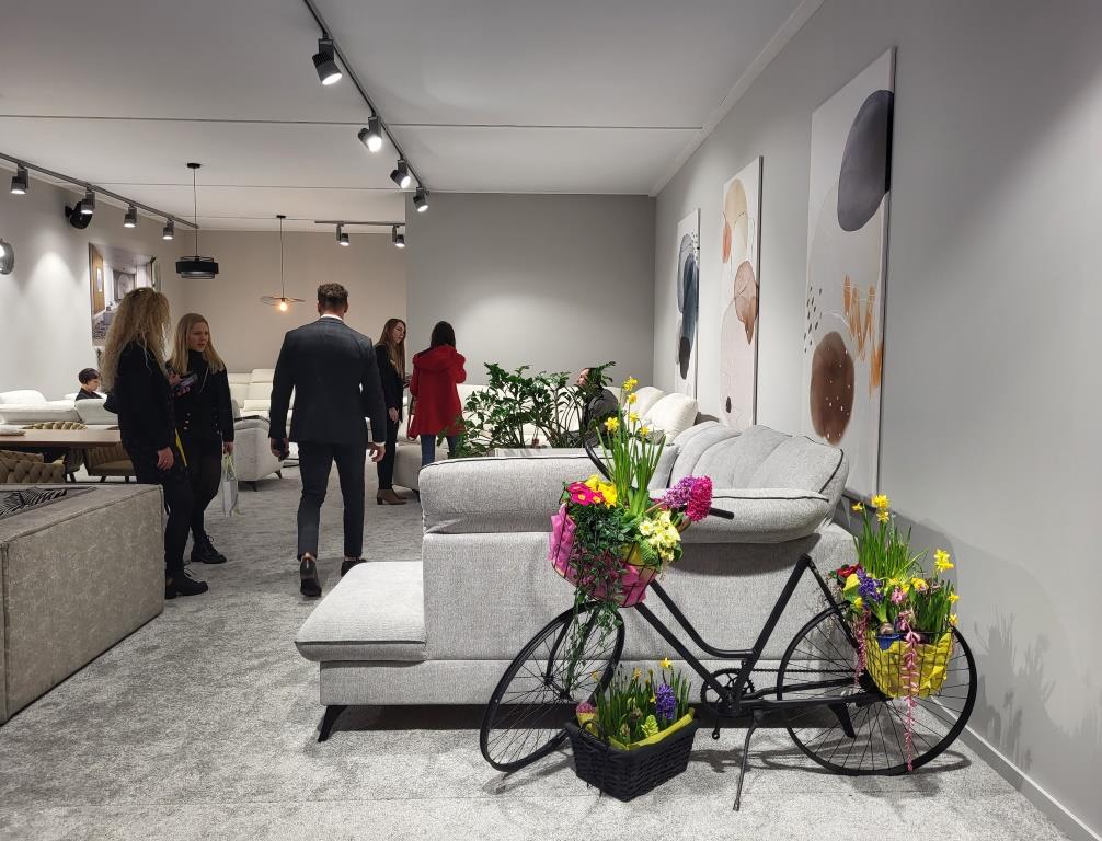 Stoisko firmy Stagra na targach Meble Polska 2023, Poznań.