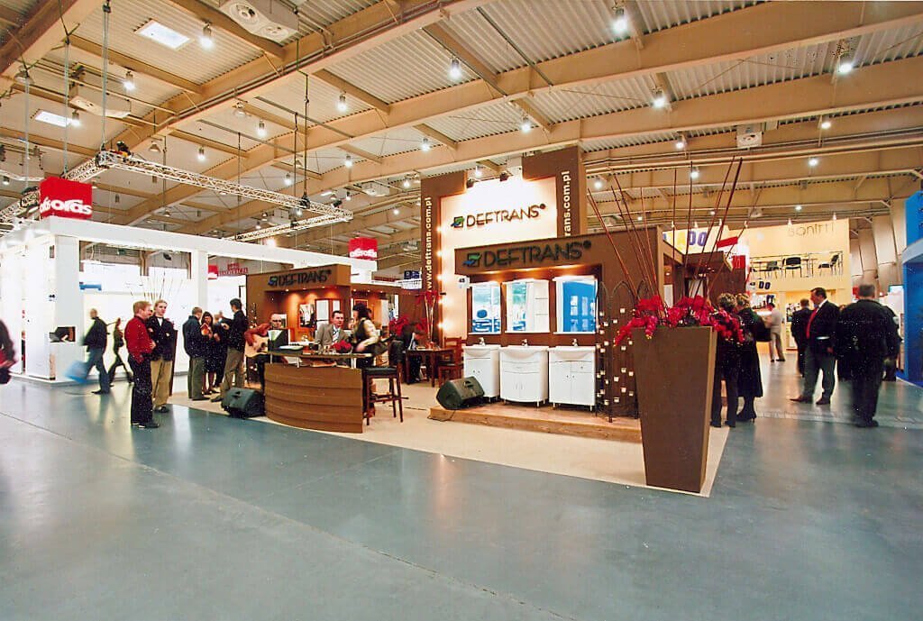 Stoisko firmy Deftrans na targach w Poznaniu.