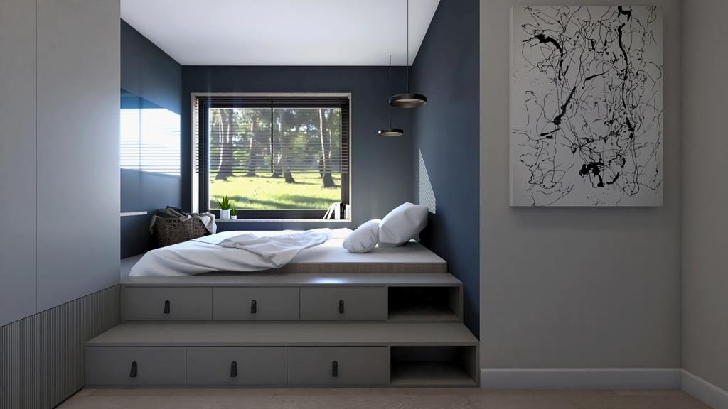 Część sypialna, proj. Monika Koza.