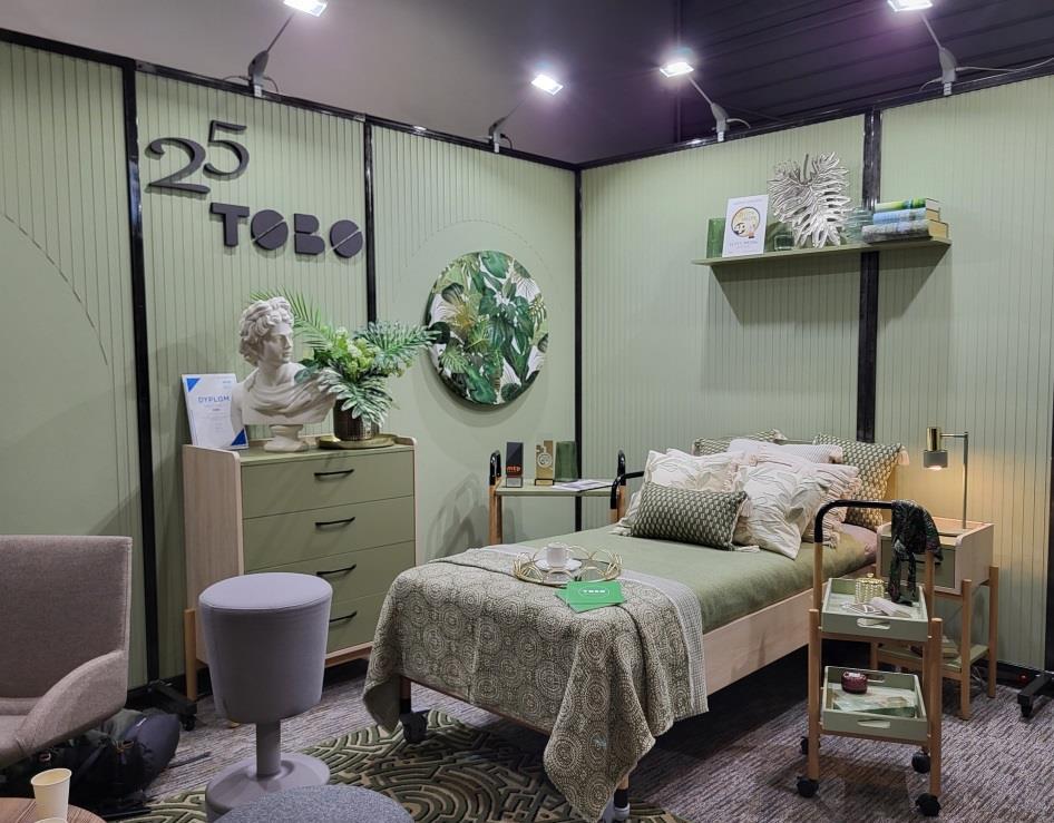 Stoisko firmy Tobo na targach Meble Polska 2023, Poznań.