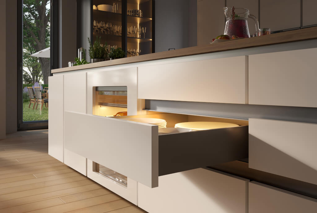 „Vello” od GTV to zestaw poziomych i pionowych listew dostępnych w czterech wzorach i czterech najmodniejszych kolorach: bieli, czerni, stali szczotkowanej i aluminium.