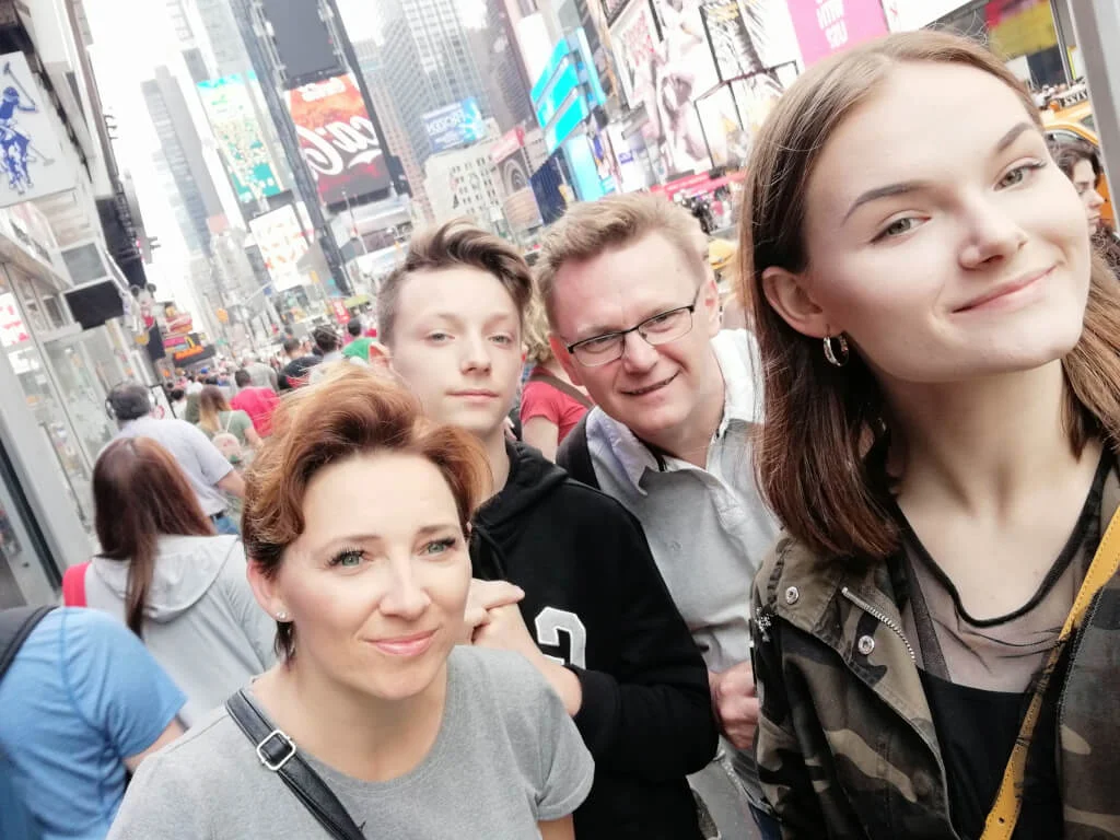 Wyjazd do USA – Time Square 2018 rok.