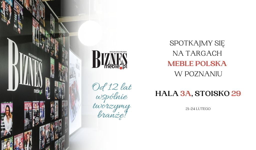 Zaproszenie na targi MEBLE POLSKA w Poznaniu.