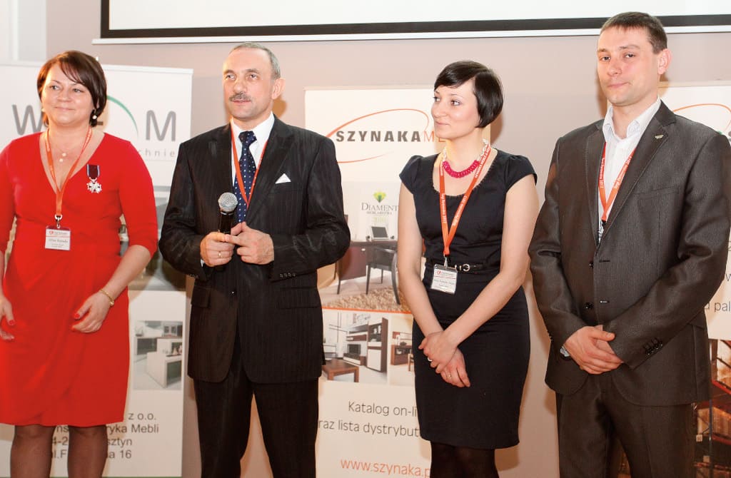 Targi Partnerskie – od lewej: Alina Szynaka, Jan Szynaka, Anna Szynaka-Zelma, Michał Szynaka.
