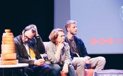 W łódzkim spotkaniu wzięli udział m.in. Arkadiusz Szwed, Ewa Gołębiowska i Piotr Jędras.