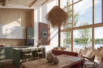 Dom nad jeziorem - inwestycja Nowe Liliopolis „Tu Las Tam Woda”, autorstwa pracowni Boris Kudlička with Partners.