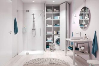 Drzwi „S1200” w wersji składanej firmy Raumplus.