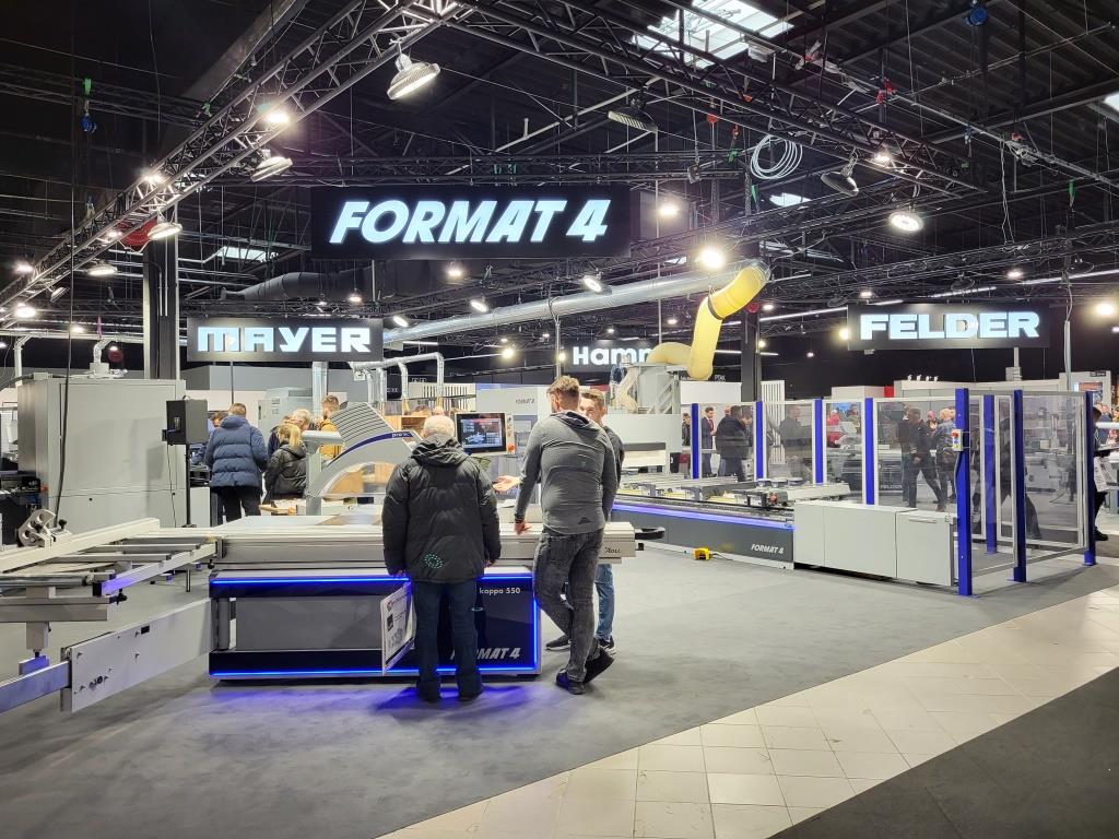 Stoisko firmy Felder na targach Wood Tech Warsaw Expo, Nadarzyn, 7-9 marca 2023 r.