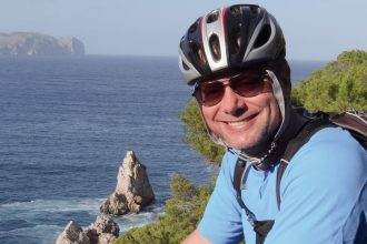 Frank Tyralla lubi aktywny wypoczynek.