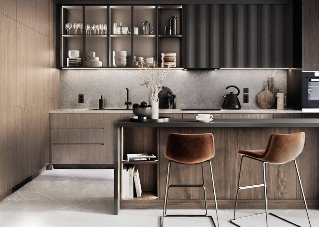 Hafele - kuchnia z oświetleniem Loox5