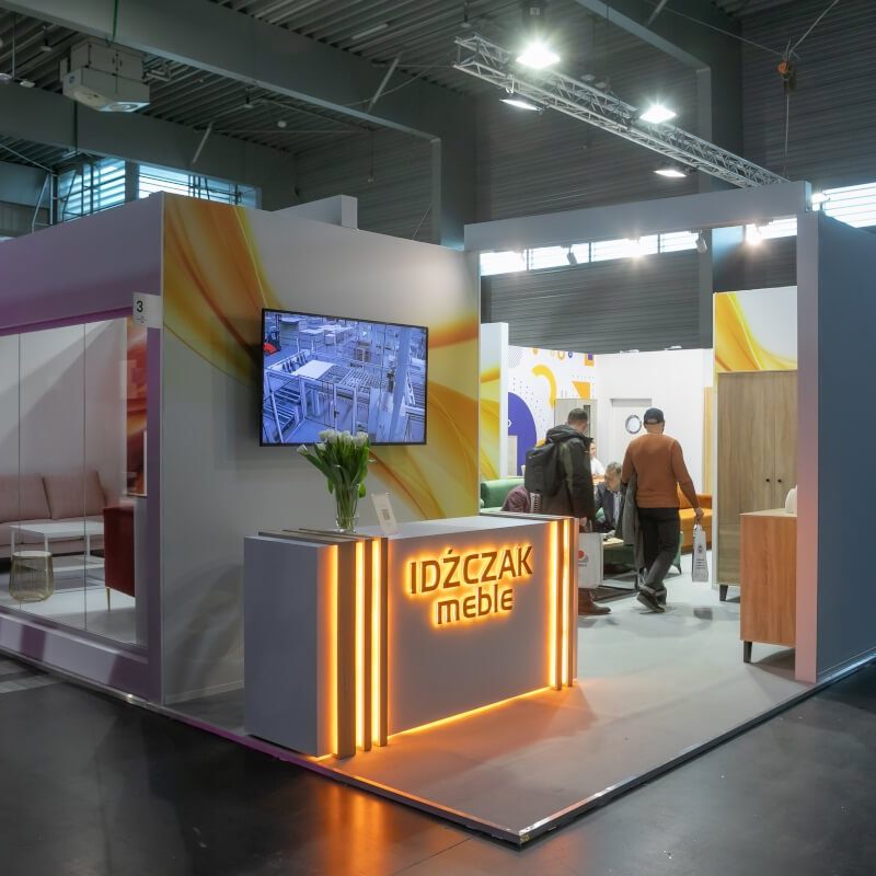 Stoisko firmy Idźczak Meble na targach Meble Polska 2023 w Poznaniu - miesięcznik i portal informacyjny branży meblarskiej biznes.meble.pl