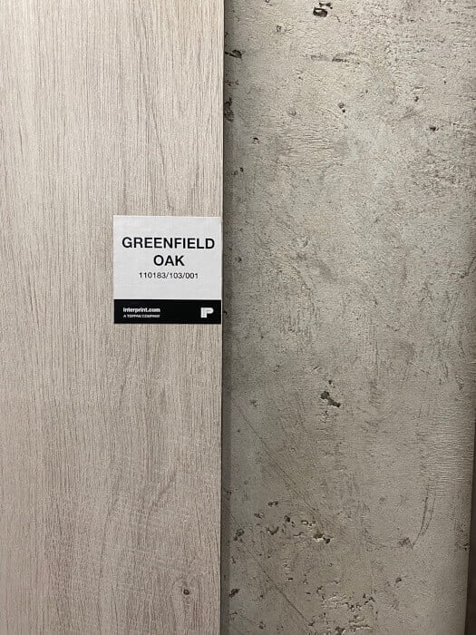 Interprint na tragach Meble Polska 2024 - dekor Greenfield Oak z betonem