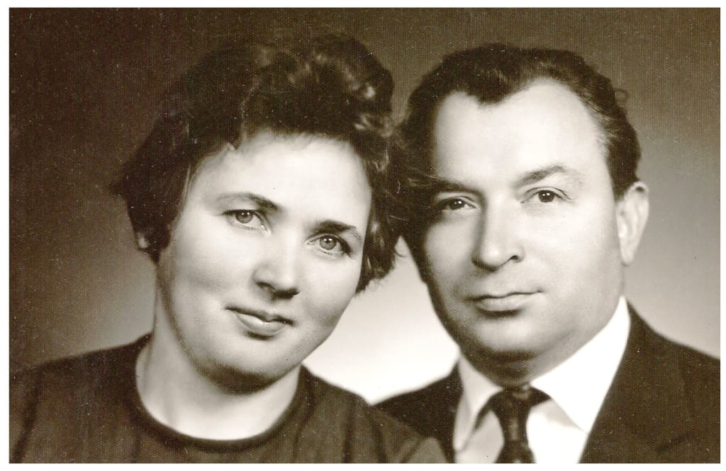 Karolina i Franciszek Witek kilka lat po ślubie. Ich małżeństwo trwało 46 lat.