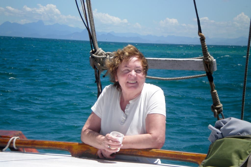 Karolina Witek kontynuuje swą wielką pasję podróżniczą. Tu u wybrzeży Brazylii (styczeń 2010 r.).