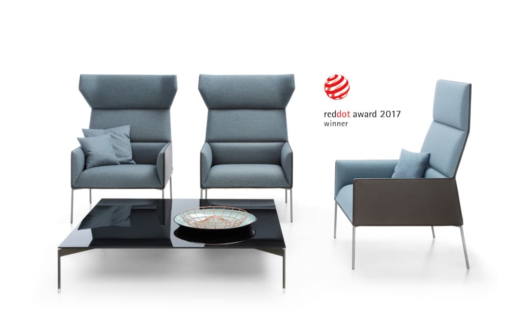 Kolekcja „Chic Air” nagrodzona Red Dot Award 2017, prod. Profim, proj. Christophe Pillet.