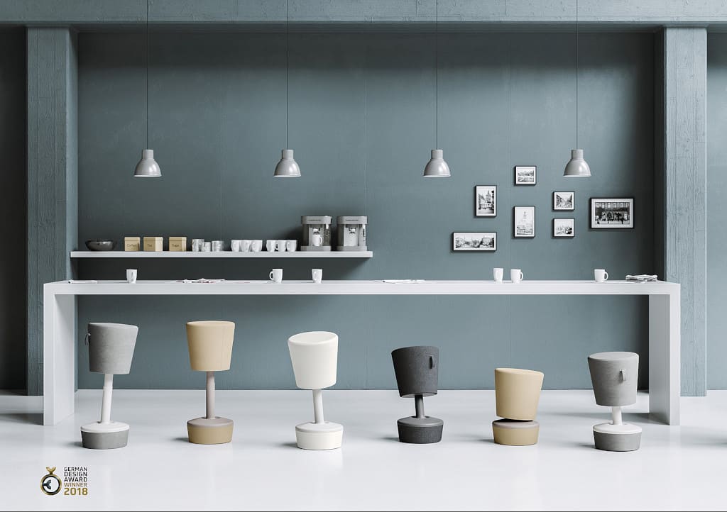 Kolekcja „Mickey” nagrodzona German Design Award 2018, prod. Profim, proj. ITO Design.