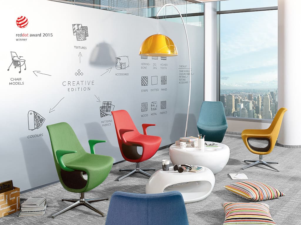 Kolekcja „Pelikan” nagrodzona Red Dot Award 2015, prod. Profim, proj. Przemysław Mac Stopa.