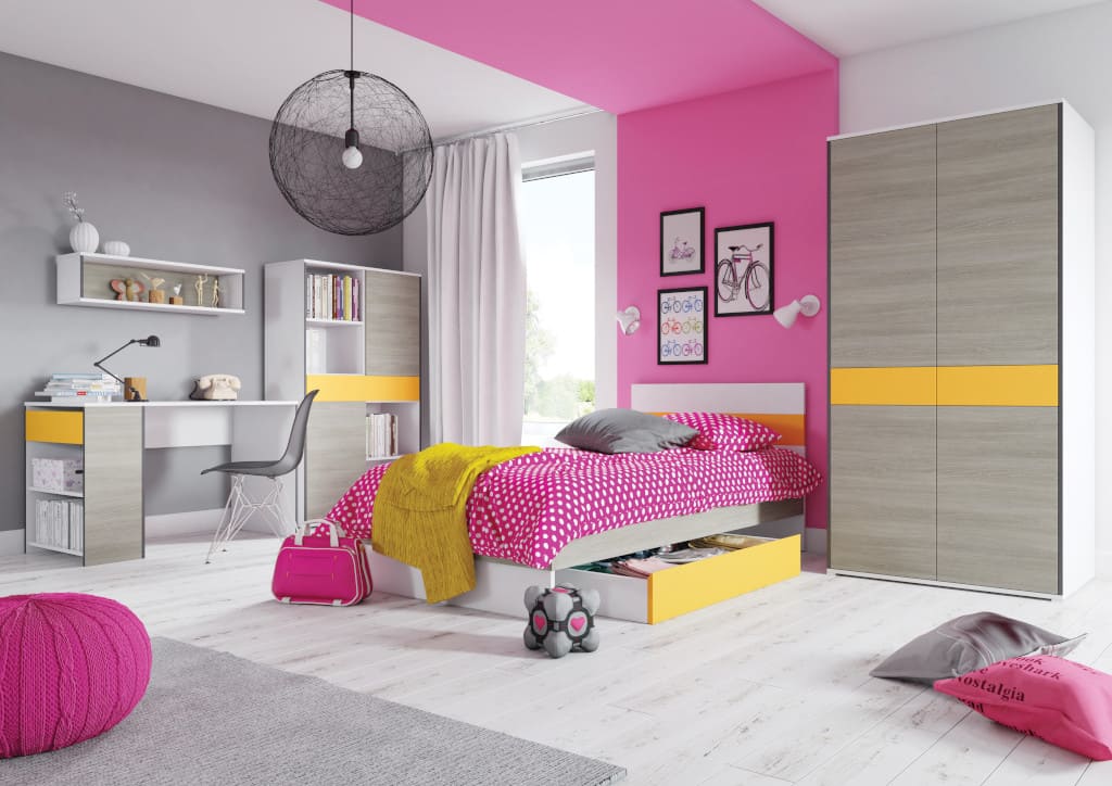 Pokój zaaranżowany w oparciu o meble z kolekcji „Young” Szynaka-Meble to miejsce, w którym dziecko będzie mogło rozwijać swoją niepowtarzalną osobowość.