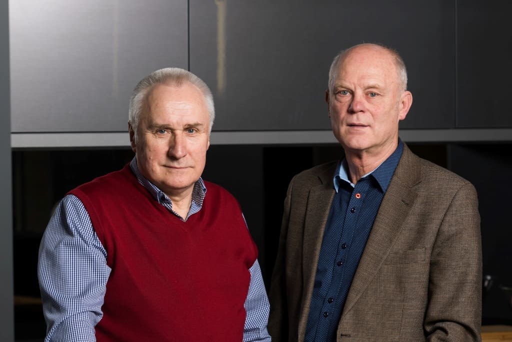 Mieczysław Kostro i Mikołaj Romaniuk, właściciele firmy Wiór.