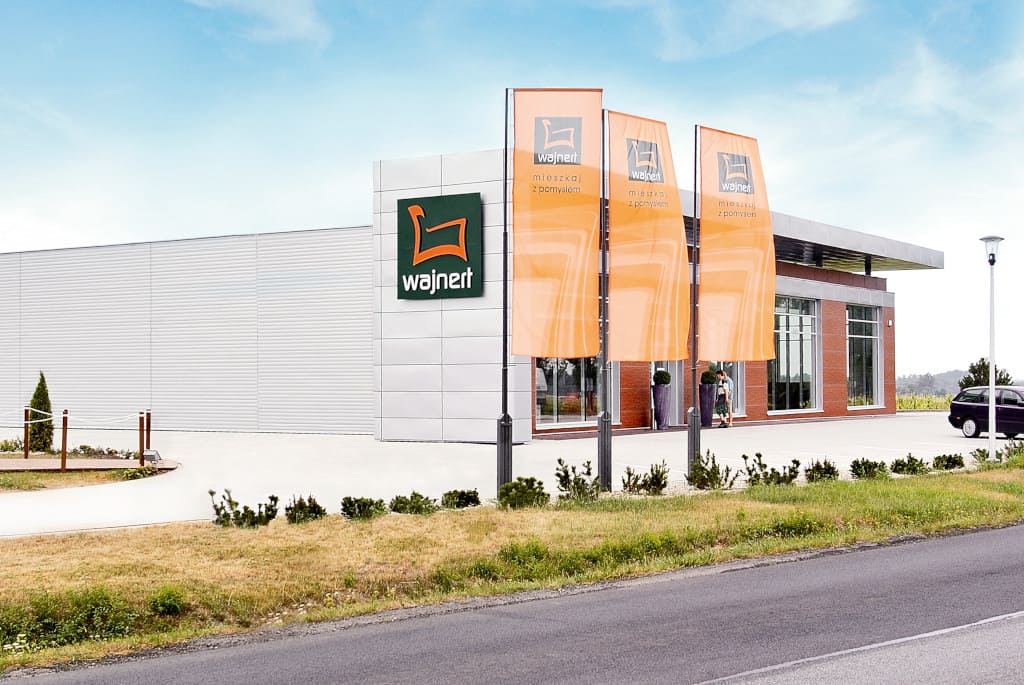 Otwarcie nowego salonu meblowego w Międzyborzu, 2001 r.