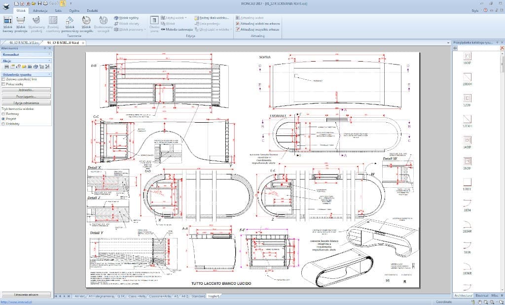 Program WoodLAB firmy TMSys umożliwia również generowanie dokumentacji montażowej oraz produkcyjnej wraz z listą BOM oraz dokonuje ich automatycznej aktualizacji.