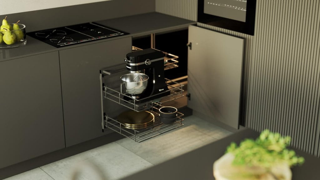 Rejs - corner Space Classic w kolorze grafitowym