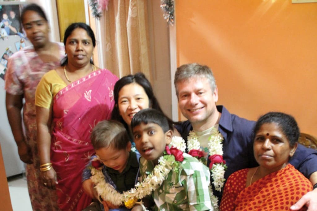 Rodzina Tyralla w komplecie.