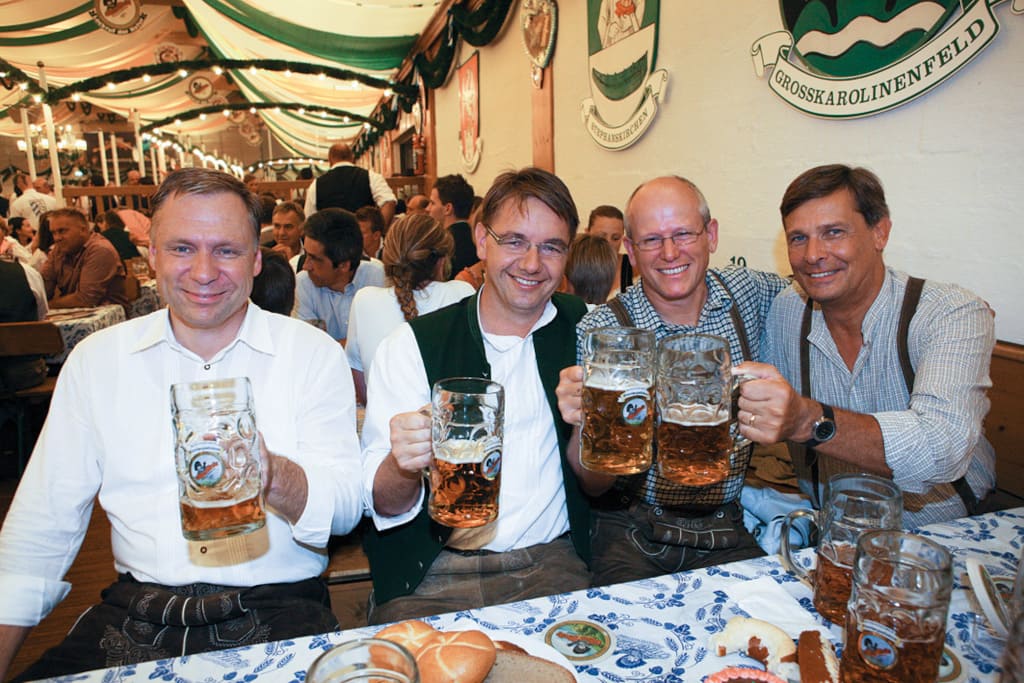Roland Auer na Herbstfest w Rosenheim.