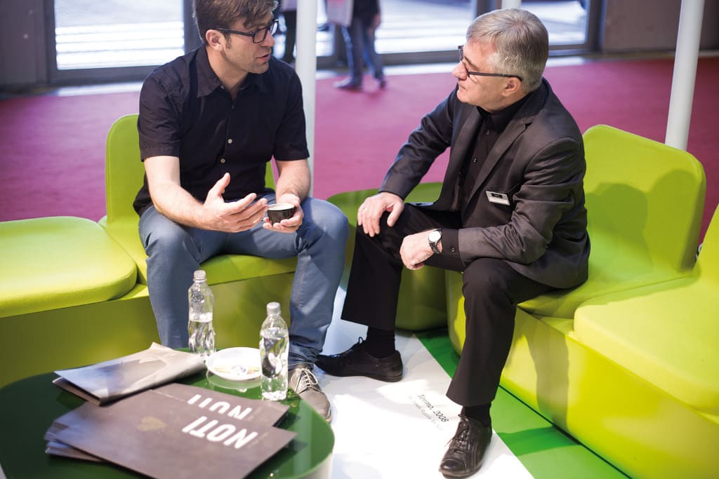 Rozmowa z Tomkiem Rygalikiem w Mediolanie.