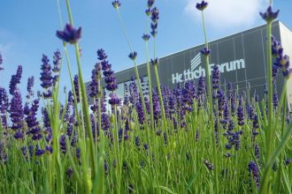 Showroom Hettich Forum w głównej siedzibie Grupy Hettich w Kirchlengern w Niemczech.