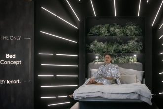 Stoisko Dignet Lenart na targach Meble Polska 2023 - półkotapczan