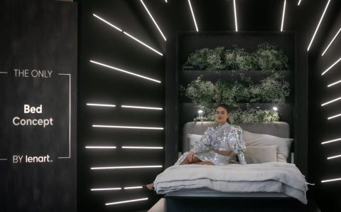 Stoisko Dignet Lenart na targach Meble Polska 2023 - półkotapczan